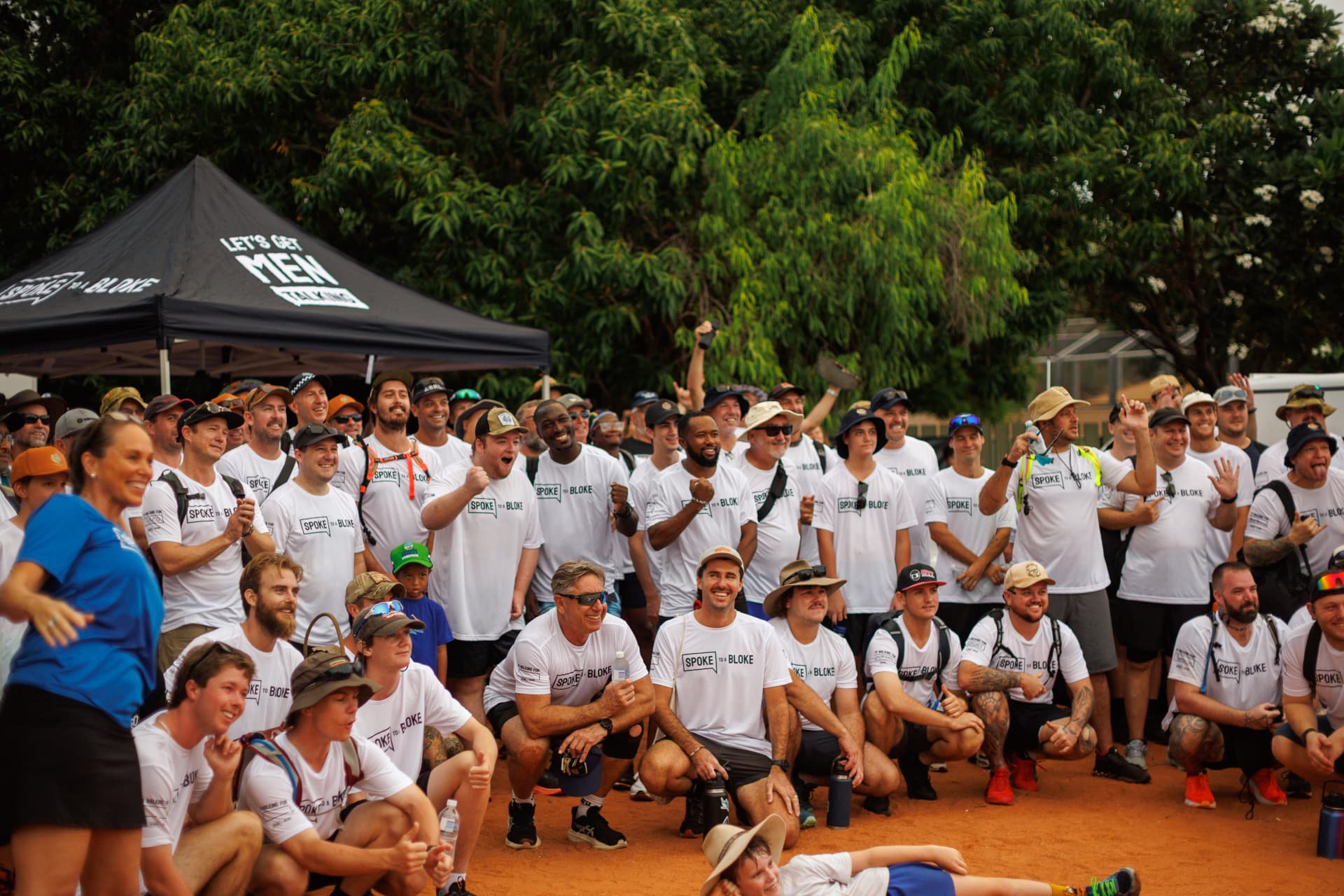 Walk for a Bloke Broome group photo