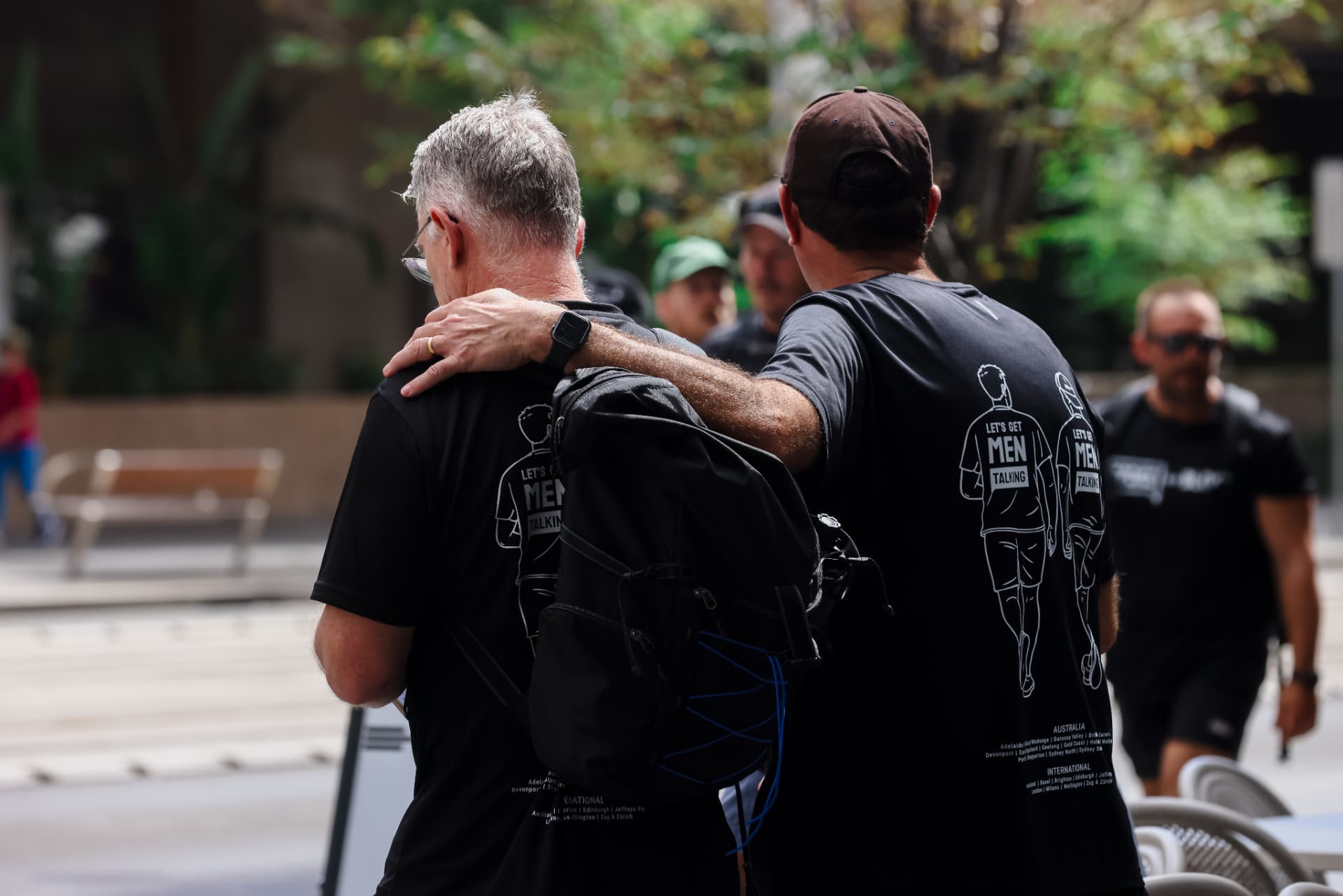 Walkers in Cape Town