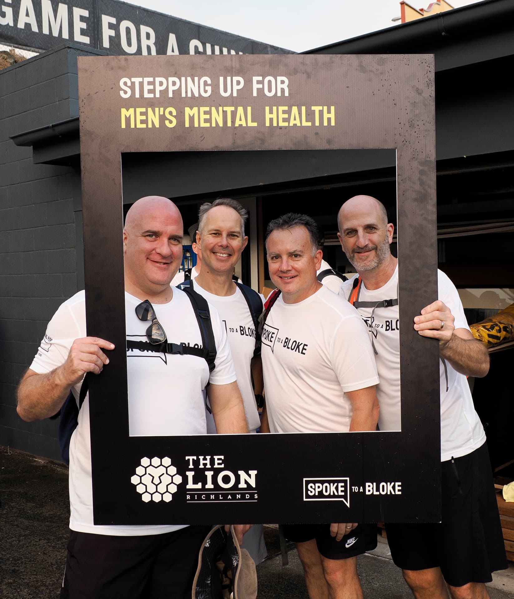 Men at the IMD Lunch at The Lion Richlands